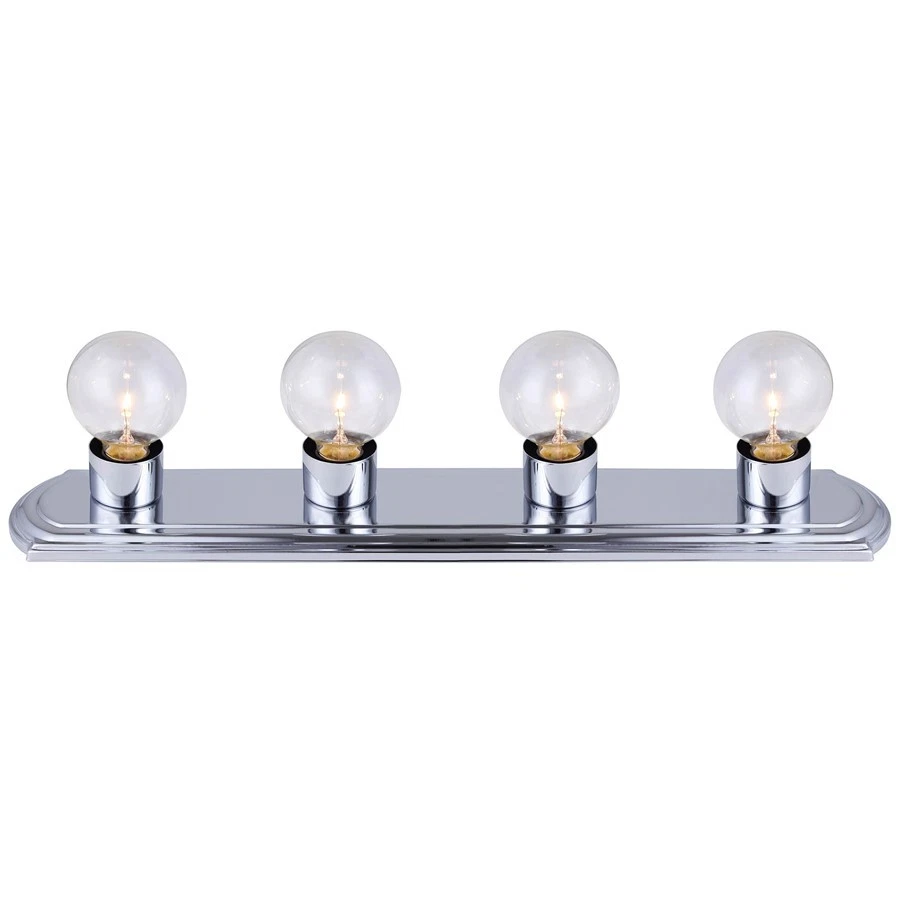 Faixa de banheiro Canarm 4 luzes 24" vaidade, cromada - IVLBS1407 - Imagem 1 de 1