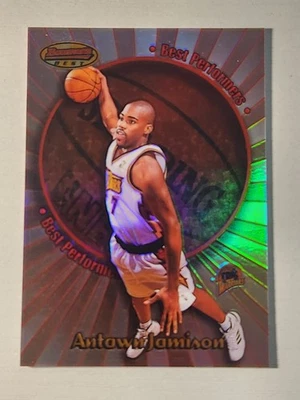 1998-99 Bowman's Best Performers - Refractor Antawn Jamison #BP6 175/200 - Image 1 of 2