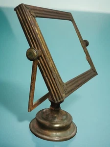 Norblin antiguo? Espejo de afeitar tocador sobre soporte raro coleccionable - Imagen 1 de 11