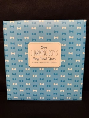 Hallmark "Our Charming Boy’s” Keepsake Memory Baby Book Album Calendar BRAND NEW - Image 1 of 4