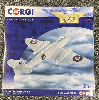 V. Ltd, Corgi AA27402 Gloster Meteor F3, 616 Squadron RAF, in 1:72 Scale. - Image 1 of 4