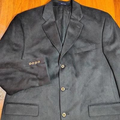 Chaqueta Blazer Chaps Ralph Lauren Para Hombre Negra Talla 44R Foto 1 de 4