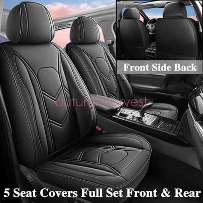 For Nissan Rogue Maxima Murano ARIYA Leather Car Seat Cover Front Rear Protector - Изображение 1 из 4