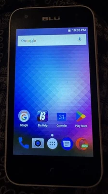 Blu Studio J1 (Unlocked) Black Smartphone 8GB Fast Ship Very Good Used - Image 1 of 3