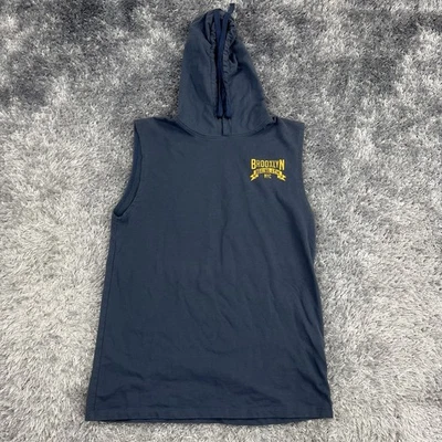 Brooklyn Boxing Gym Shirt Adult Medium Blue Hoodie Fifth Sun Workout Boxer Mens - Image 1 of 4