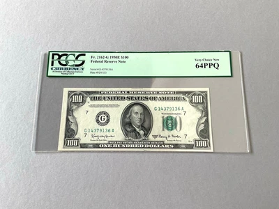 U.S. 100 Dollars FR 2162-G 1950E  PCGS 64 PPQ - Image 1 of 4