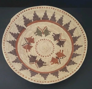 Vintage Native American Butterfly Basket Handmade - Picture 1 of 6