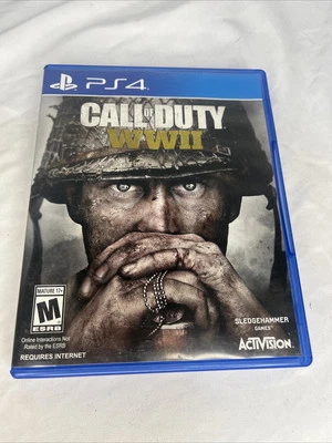 Call of Duty: WWII (Sony PlayStation 4, 2017)  World War 2 WW2 PS4/ CIB/ TESTED - Image 1 of 4