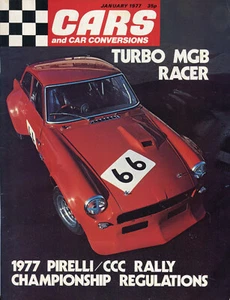Cars and Car Conversions January 1977 MGB Turbo racer Leyland 1275GT Vizard  - Picture 1 of 1