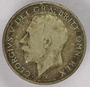 1921 Great Britain Silver Half Crown - Picture 1 of 2