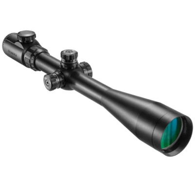 Mira para rifle Barska 10-40x50 Mil Dot IR retícula SWAT con montaje de anillo tejedor AC10550 Foto 1 de 4