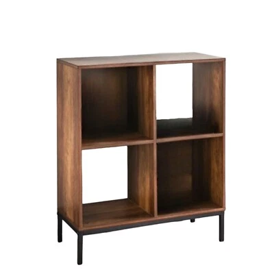 4 cubos estantería de madera estantería estante de exhibición unidad de almacenamiento estante de madera - Imagen 1 de 3