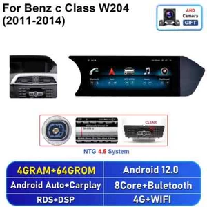 For Mercedes Benz C Class W204 2011-2014 Car Radio CarPlay Player Screen GPS - Picture 1 of 27