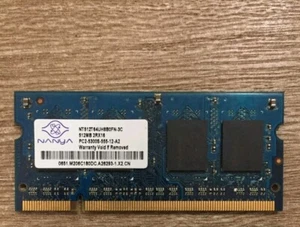512MB Nanya DDR2-667 RAM PC2-5300S SO-DIMM NT512T64UH8B0FN-3C 40Y8402 395317-732 - Picture 1 of 2