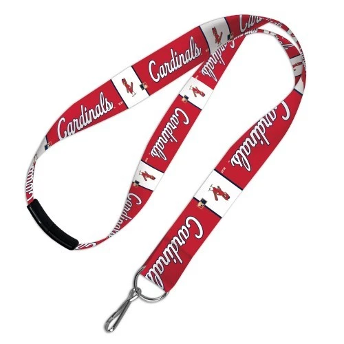 ST. LOUIS CARDINALS COOPERSTOWN ANGRY BIRD LANYARD KEY CHAIN 1" WIDTH 20" LONG - Image 1 of 1