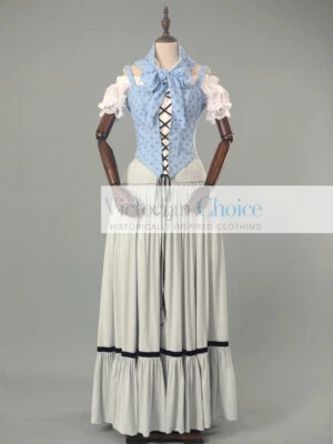 Medieval Wench Peasant Renaissance Faire 4PC Corset Dress Theater Costume 701 - Image 1 of 4