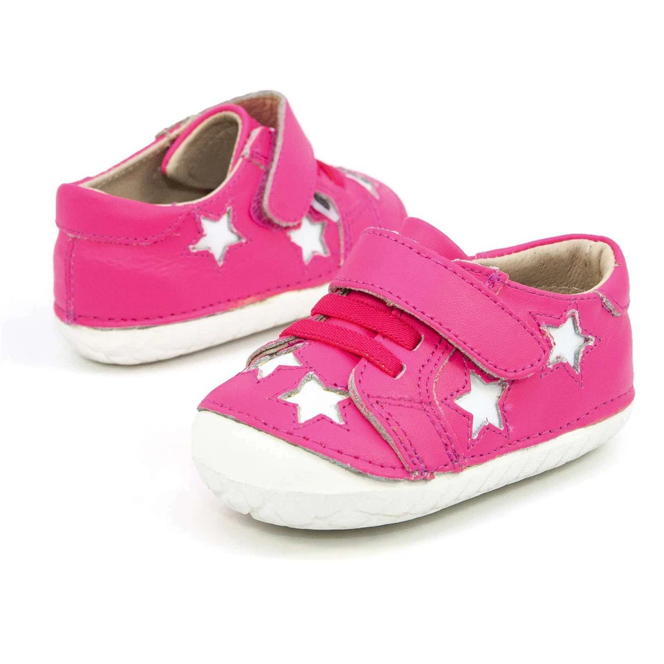 Baby Shoes Old Soles Starey Pave Infant Slip On Leather Sneakers Crib Shoes NEW - Image 1 of 1