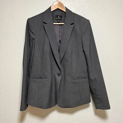 Worthington Grey Suit Jacket Blazer Womens Size 12 - Image 1 of 4