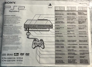 SONY PLAYSTATION 2 USER'S MANUAL 2002 - Picture 1 of 2