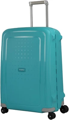 Samsonite S'Cure - Spinner M Koffer 69 cm 79L 4 Räder TSA-Schloss blau Aqua Blue - Bild 1 von 4