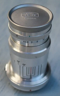 Zeiss Opton Triotar 85mm f4.0 Telephoto Lens (1954) for Contax RF Foto 1 de 4