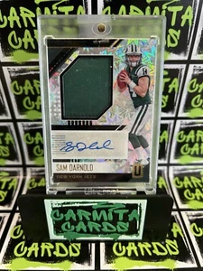 SAM DARNOLD ROOKIE 2018 PANINI UNPARALLELED AUTOGRAPH PATCH RPA /75 - Picture 1 of 2