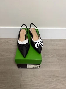 Kate Spade New York Women's Veronica Leather Sling-Back Shoes - Size 5.5M - Picture 1 of 3