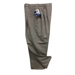 Größe 12 Charter Club Damen neu Glenn kariert Wolle Anzughose schwarz weiß - Bild 1 von 7