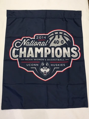 UCONN 2014  Women's National Champions Banner Flag Huskies Basketball 29" x 37" Cover