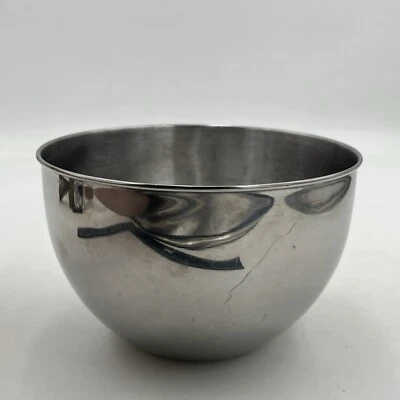 Vtg Farberware? Thumb Ring Mixing Batter Bowls USA Nesting Stainless Steel - Image 1 of 4