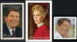 US Stamp 2005 2011 2022 President Sct#3897 5702 4494 Nancy Ronald Reagan 3PC MNH - Picture 1 of 1