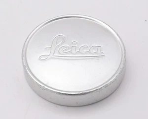 Leica 42mm ID Silver Logo Metal Front Slip-On Lens Cap (#16349) - Picture 1 of 4
