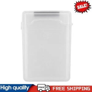 3.5 Inch IDE SATA HDD Hard Drive Disk Storage Box Plastic HDD Caddy Case(White) - Picture 1 of 9