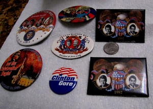 ( 7 ) Presidential Inauguration Pins Clinton Gore 1992 1993 1997 - Bild 1 von 4