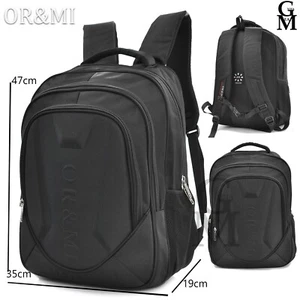 OR&MI zaino uomo originale impermeabile tessuto porta pc lavoro studio scuola - Afbeelding 1 van 10