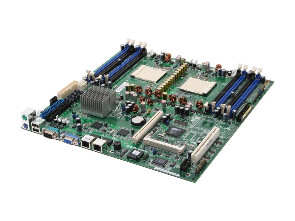 ASUS K8N-DRE Socket 940 NVIDIA nForce 2200 Dual Opteron HPC Server Motherboard - Image 1 of 4