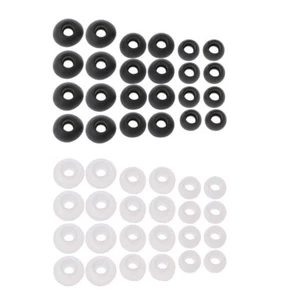 12Pairs Soft Silicone Replacement Eartips Earbuds For Earphone Headphone (S/M/L) - Picture 1 of 11