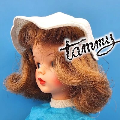 Sombrero de golf blanco visera vintage Tammy Doll Tee Time #9118-1 años 60 Japón sombrero ideal Foto 1 de 4