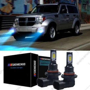 For Dodge Nitro 2007 2008 2009 - 9145 LED Fog Lamps Driving Lights BLUE 8000K - Picture 1 of 11