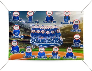 Team Betts Baseball Little League Personalized banner - Picture 1 of 2