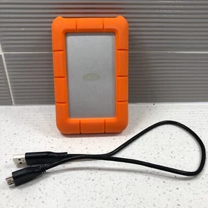LACIE Rugged Mini USB 3.0 2 TB External Hard Drive with USB cable TESTED/WORKING - Picture 1 of 4