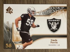 2009 SP Authentic Rookie Authentics Bronze #278 Slade Norris /150