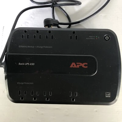 APC BE650G1 650VA 390W Back-UPS with 8-Outlet - NO BATTERY - Image 1 of 4