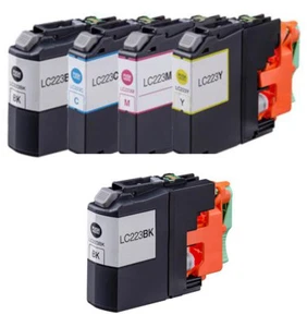 5 NICHT OEM LC223 Tinte für Brother MFC-J4625DW MFC-J480DW MFC-J5320DW MFC-J5620D - Bild 1 von 1