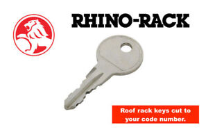 Suits Holden Roof Rack Keys Cut To Code Number-Rhino Racks $15.00-FREE POST.