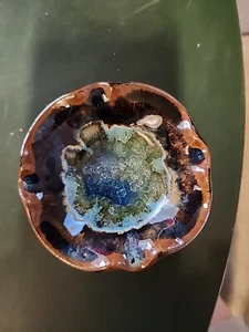 Schmelzglas in Keramik Schmuckschale - Bild 1 von 1