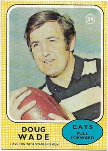 1970 Scanlens (54) Doug WADE Geelong ::/ - Picture 1 of 2