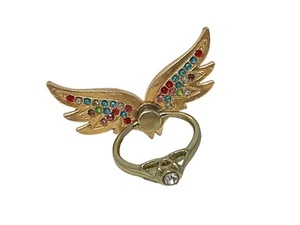 360 Rotating Phone Ring Stand Holder iPhone Galaxy Cell Phone Wing Crown Cross - Picture 1 of 13