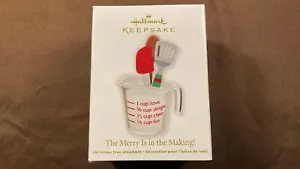 Adornos de Navidad 2012 Love Cook The Merry is in the Making Hallmark - Imagen 1 de 2