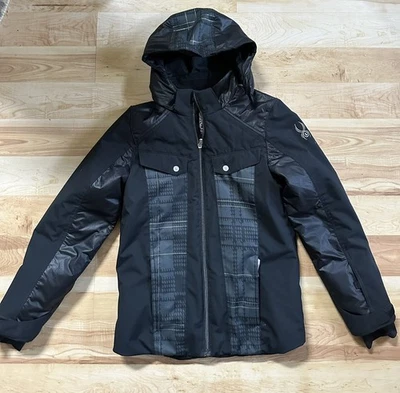 SPYDER Invierno Chaqueta de Esquí Abrigo Snowboard Jóvenes Niños Talla 16 XL Negro con Gr Nuevo sin Etiquetas Foto 1 de 4